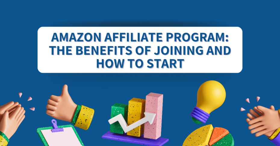 The image is a graphic related to amazon affiliate program