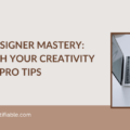 The image is a graphic related to web designer mastery
