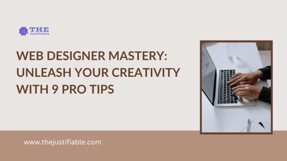 The image is a graphic related to web designer mastery