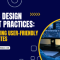 The image is a graphic related to web design best practices