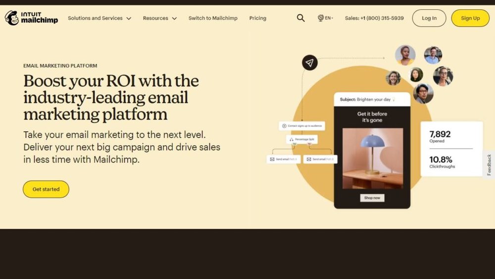 The image is a graphic related to: Mailchimp email marketing screenshot.