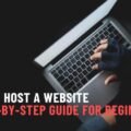The image is a graphic related to how to host a website
