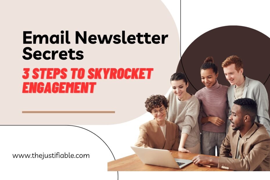 The image is a graphic related to: email newsletters.