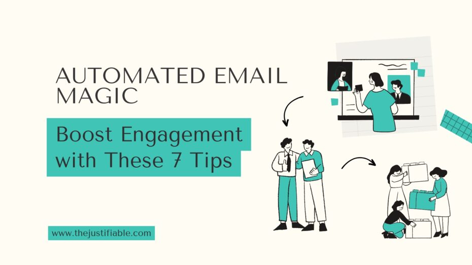 The image is a graphic related to automated email.