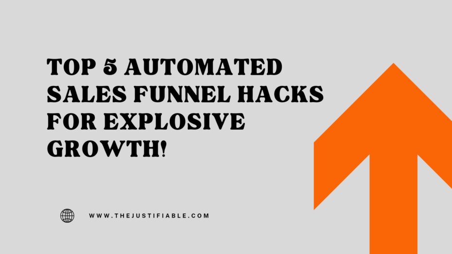 The image is a graphic related to automated sales funnel.