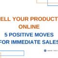 The image is a graphic related to sell your products online.