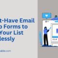 5 Must-Have Email Signup Forms to Grow Your List Effortlessly The image is a graphic related to email signup forms.