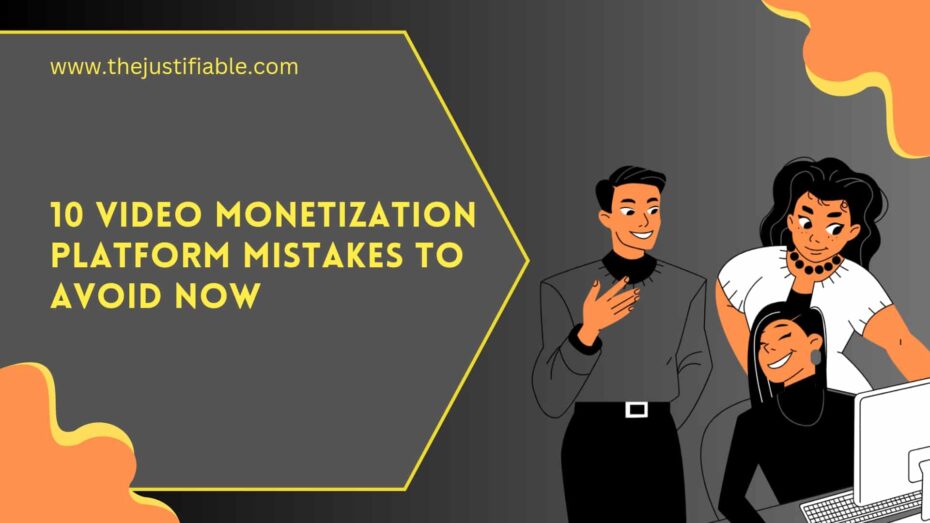 The image is a graphic related to video monetization platform.