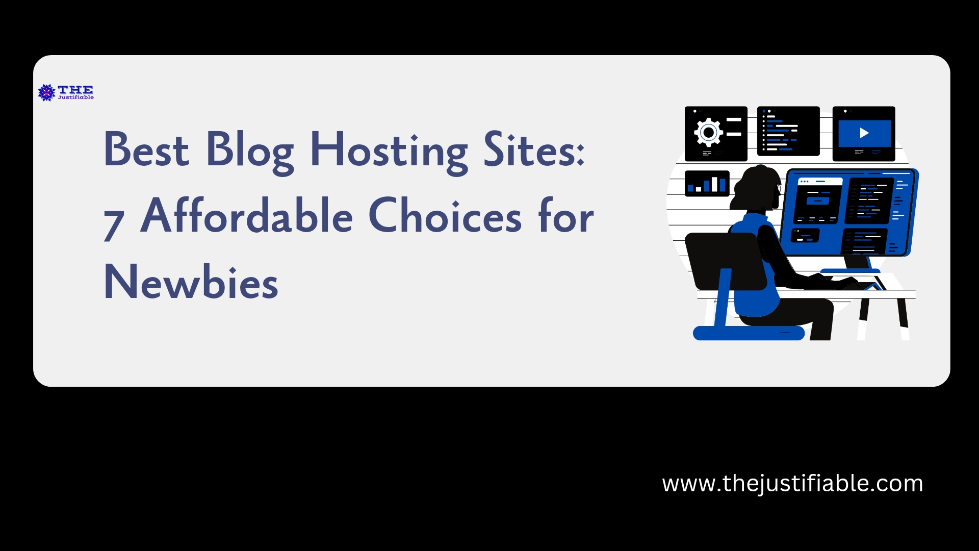 The image is a graphic related to best blog hosting sites.
