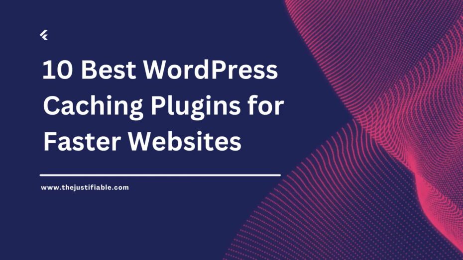 The image is a graphic related to wordpress caching plugins.