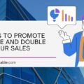 6 Ways to Promote Website and Double Your Sales The image is a graphic related to promote website