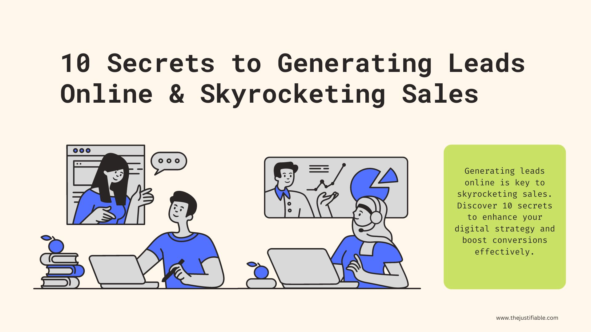 Read more about the article 10 Secrets to Generating Leads Online & Skyrocketing Sales