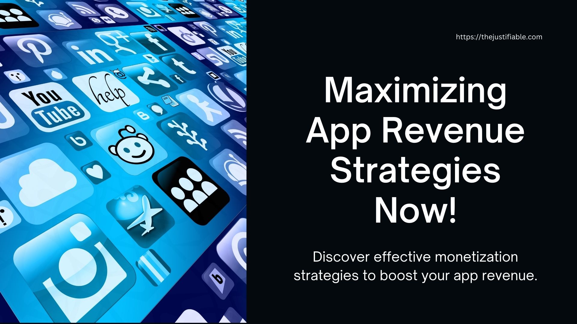 The image is a graphic related to app monetization strategies.