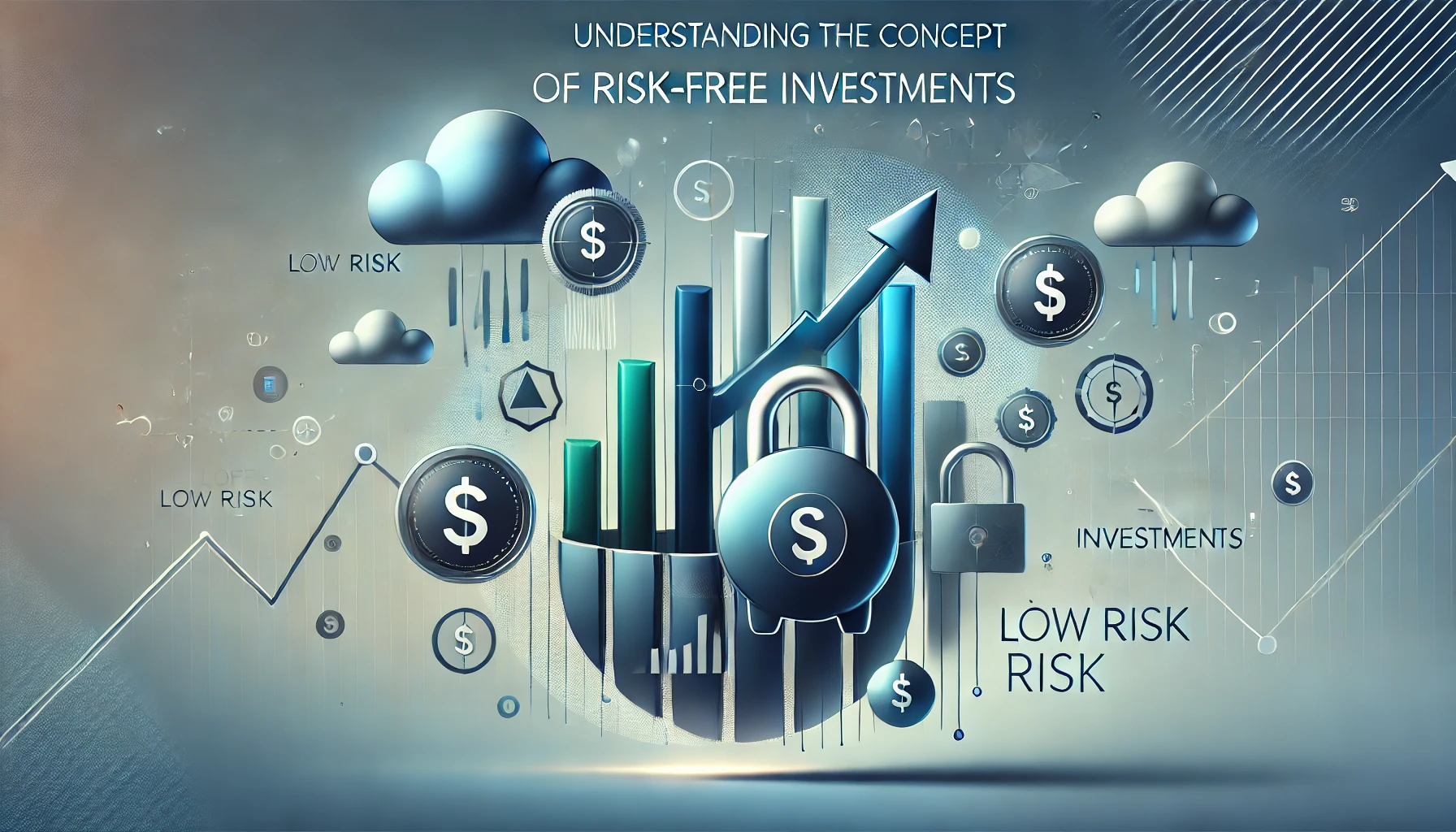 A creative image illustrating the concept of 'Understanding The Concept Of Risk-Free Investments.' 