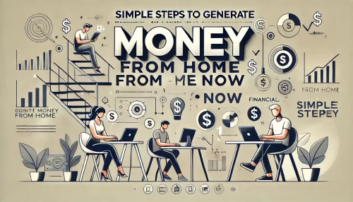 Read more about the article Simple Steps to Generate Money from Home Right Now