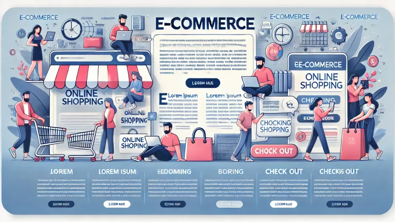 A modern, professional e-commerce-themed 16:9 banner featuring a bold, readable headline in a clean color scheme. 