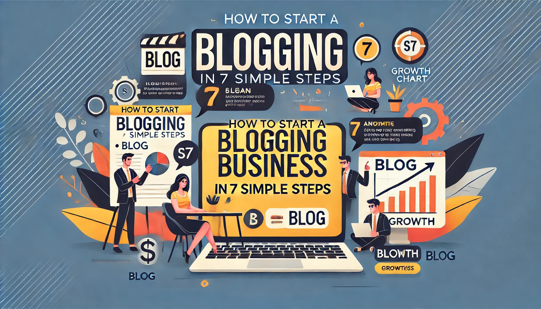 How to Start a Blogging Business in 7 Simple Steps You are currently viewing How to Start a Blogging Business in 7 Simple Steps