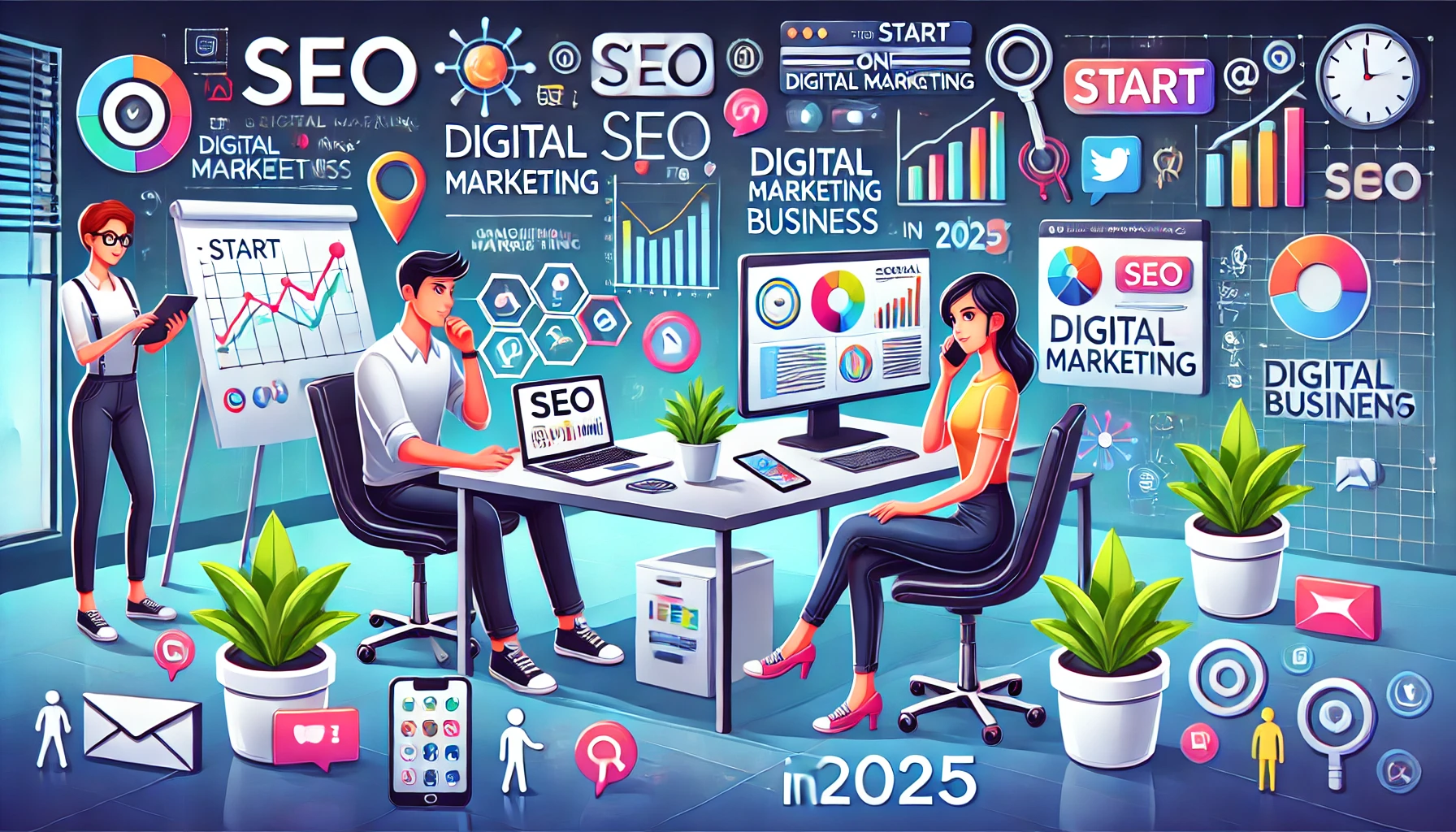You are currently viewing How to Start an Online Digital Marketing Business in 2025