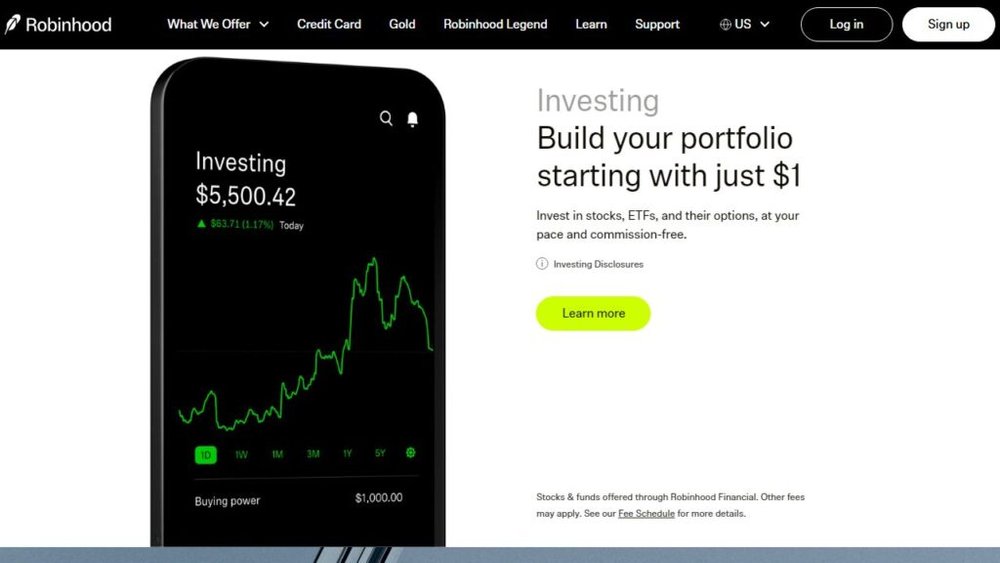 Robinhood screenshot