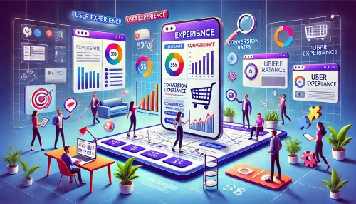 Why Your Affiliate Website Isn’t Making Money (And Fixes) A modern and visually engaging illustration focused on the role of user experience in affiliate website performance.