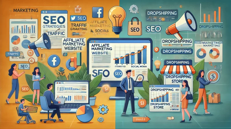 Affiliate Advertising vs. Dropshipping: Which One Wins? Marketing and Traffic Which Model Is Easier to Promote