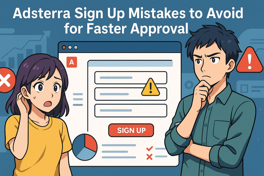 Adsterra Sign Up Mistakes to Avoid for Faster Approval You are currently viewing Adsterra Sign Up Mistakes to Avoid for Faster Approval