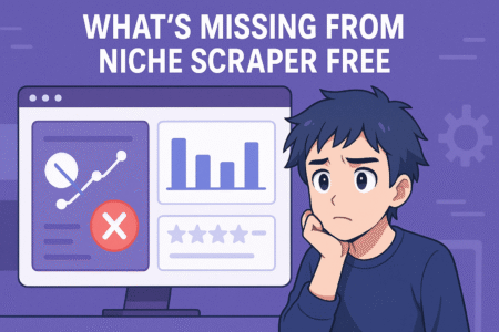 Niche Scraper Free Version: What’s Included & What’s Not? What’s Missing From Niche Scraper Free
