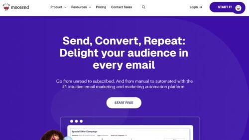 4. Moosend: Budget-Friendly Platform With Premium Features