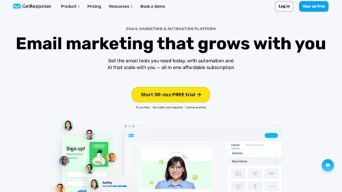5. GetResponse Multi-Channel Marketing Powerhouse