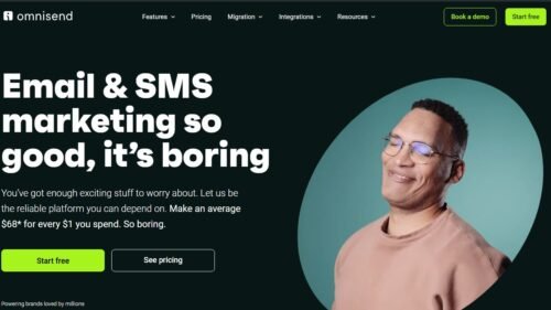 7. Omnisend: Ecommerce Automation With Serious ROI Impact