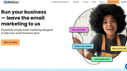 9. AWeber: Reliable and Beginner-Friendly Alternative