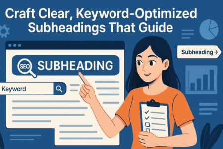 Simple Blog Post Template for Beginners & Experts Craft Clear, Keyword-Optimized Subheadings That Guide