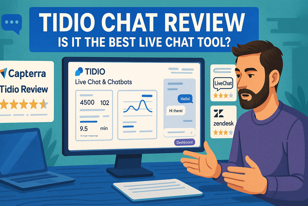 Tidio Chat Review: Is It the Best Live Chat Tool? You are currently viewing Tidio Chat Review: Is It the Best Live Chat Tool?