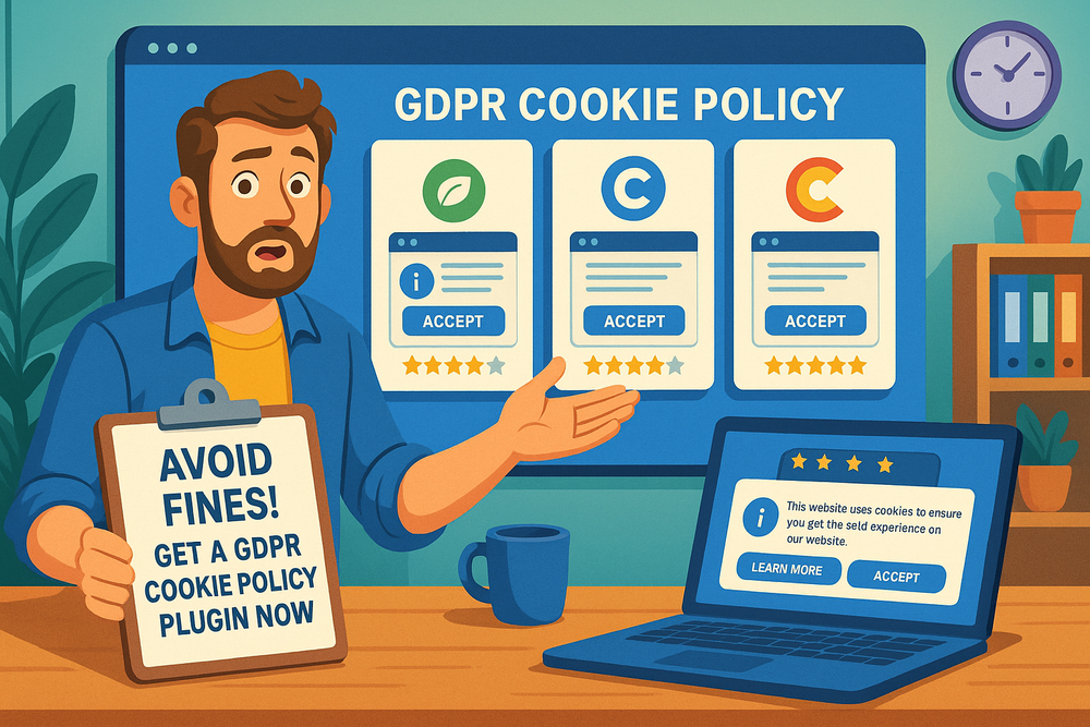 You are currently viewing Avoid Fines! Get a GDPR Cookie Policy Plugin Now