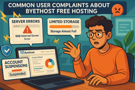 Byethost Free Hosting: Unlimited Resources for $0? An informative illustration about
Common User Complaints About Byethost Free Hosting