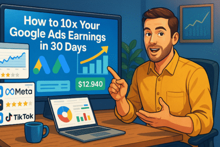 Read more about the article How to 10X Your Google Ads Earnings in 30 Days