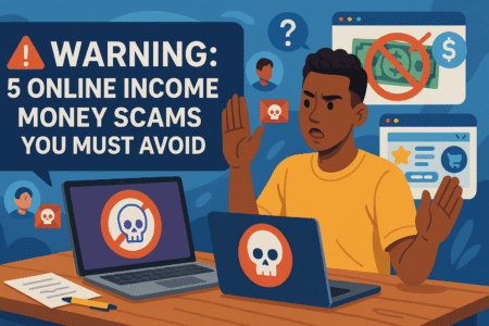 Read more about the article Warning: 5 Online Income Money Scams You Must Avoid