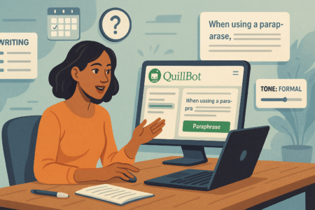 Quillbot Plagiarism Checker: Must-Have for Writers An informative illustration about When and How Writers Should Use Quillbot Effectively