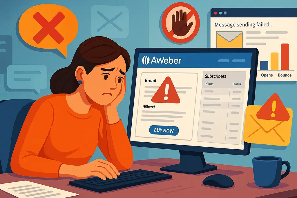 What CTA-style links anchors should I add at the middle and end of the platform article? Where exactly to drop? After which subheading?
Common Mistakes To Avoid With Aweber Autoresponders