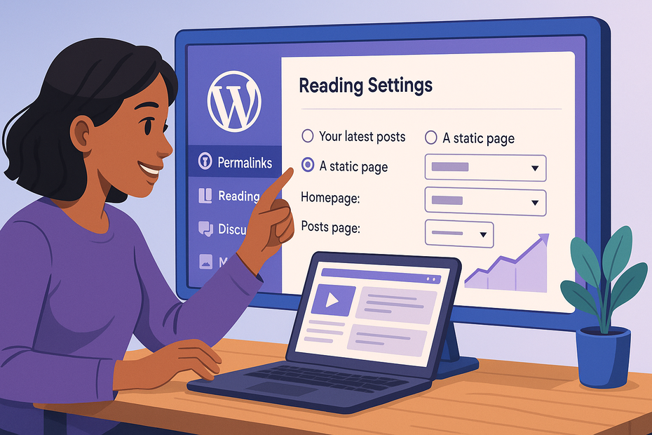 An informative illustration about
Configure WordPress Settings for Blogging