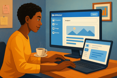 Aweber Sign Up Walkthrough: Get Started Fast & Free An informative illustration about
Design And Send Your First Aweber Email