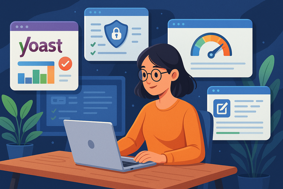 Webhosting WordPress Services Built for Bloggers An informative illustration about
Essential Tools and Plugins Every Blogger Should Install