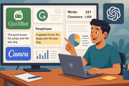 Quillbot Free for Students and Bloggers An informative illustration about
How to Combine Quillbot Free With Other Free Tools.
