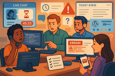HostGator Reviews: Why Some Users Are Disappointed An informative illustration about
Inconsistent Customer Support Experience