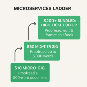 Fiverr How to Make Money Before It’s Too Late! An informative illustration about Microservices Ladder