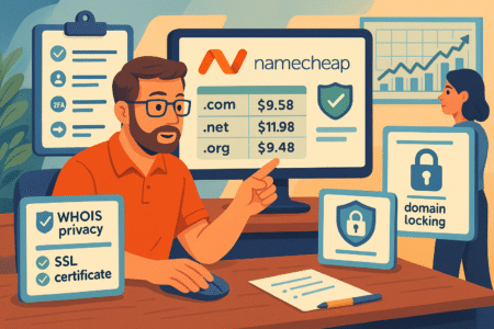 Where to Buy Domain Names Cheap and Safe An informative illustration about
Namecheap – Affordable Pricing with Reliable Protections