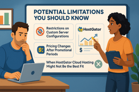 Is HostGator Cloud Hosting Right for You? Find Out! An informative illustration about
Potential Limitations You Should Know Before Choosing