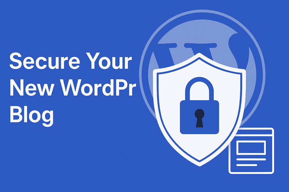 An informative illustration about
Secure Your New WordPress Blog