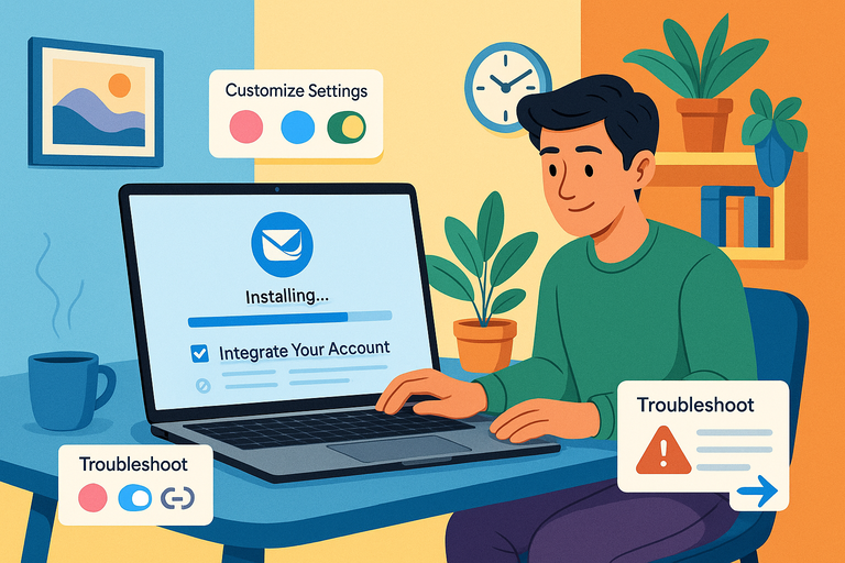 Mailbird for Mac Review: Email Just Got Better An informative illustration about
Setting Up Without Frustration
