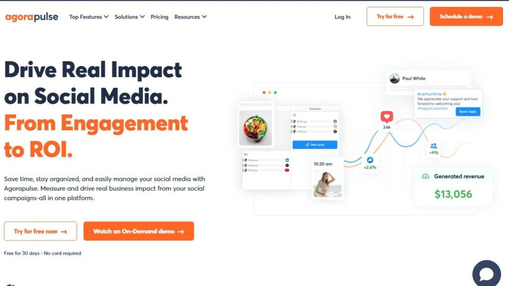 An informative illustration about
Agorapulse